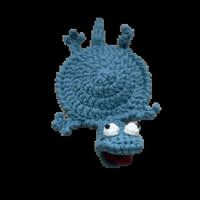 Handmade Crochet Craft Crochet Animal Coaster Soft Knitted Non-Slip Base Cute Cartoon Cup Mat Animal Shape Design